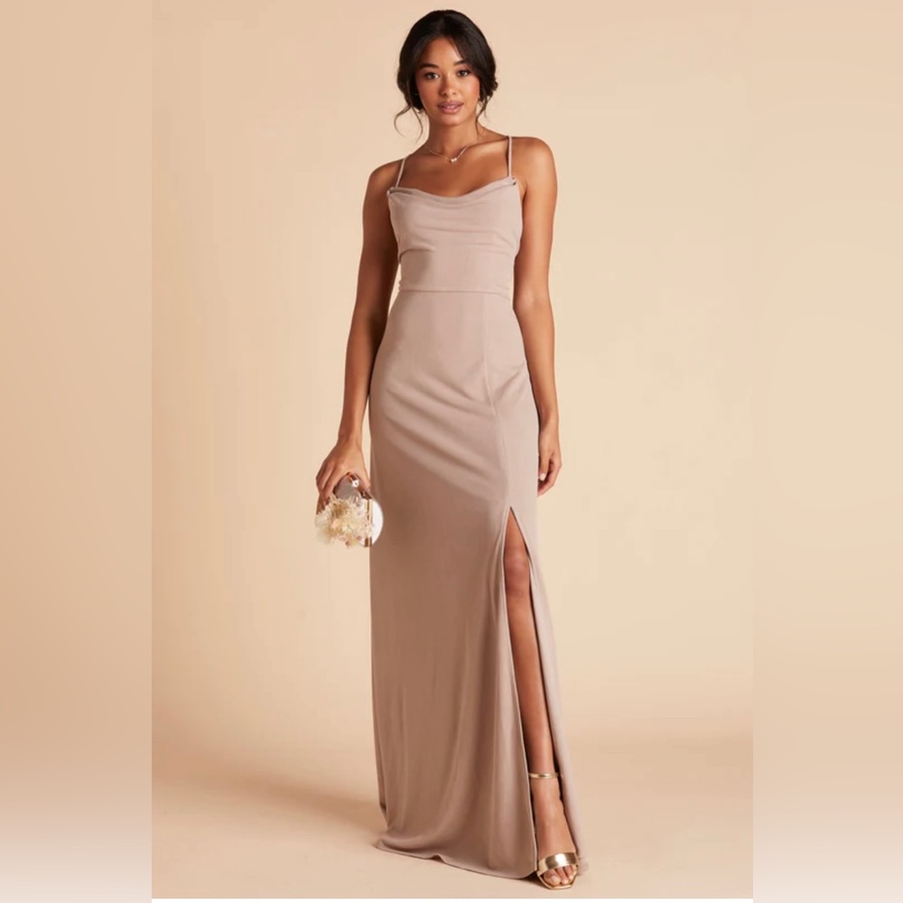 Birdy Grey Ash Dress in Crepe Taupe